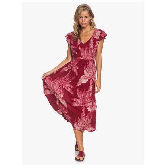 Roxy Dresses & Skirts - 2X HP! NWT Roxy Rush Minute Open Back Midi Dress